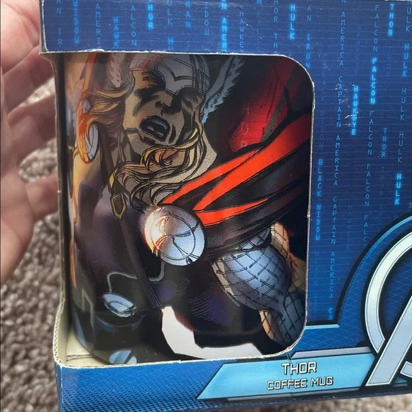 Marvel Avengers Thor Mug with Red and Blue Accents - Picture 2 of 8
